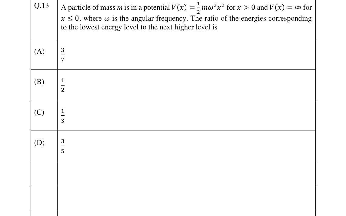 GATE 2025 PH question 13