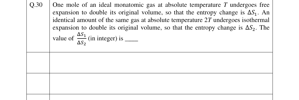 GATE 2025 PH question 30