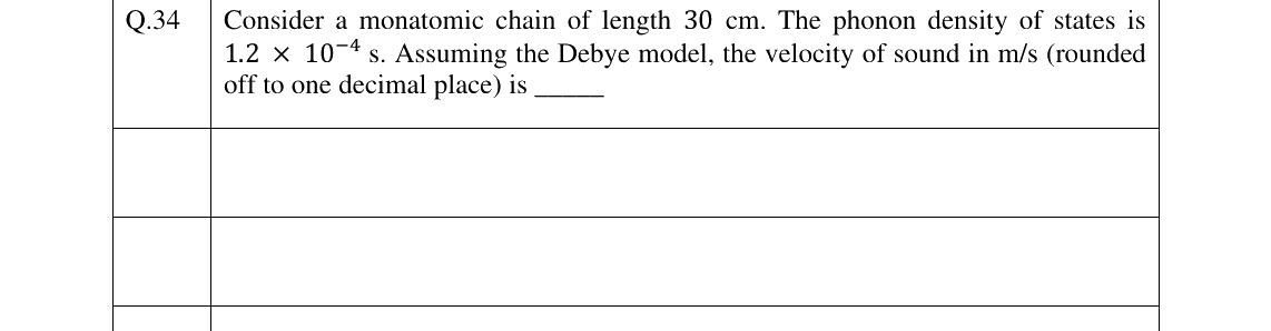GATE 2025 PH question 34