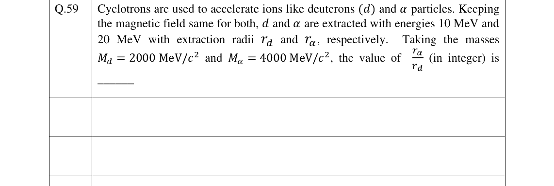 GATE 2025 PH question 59