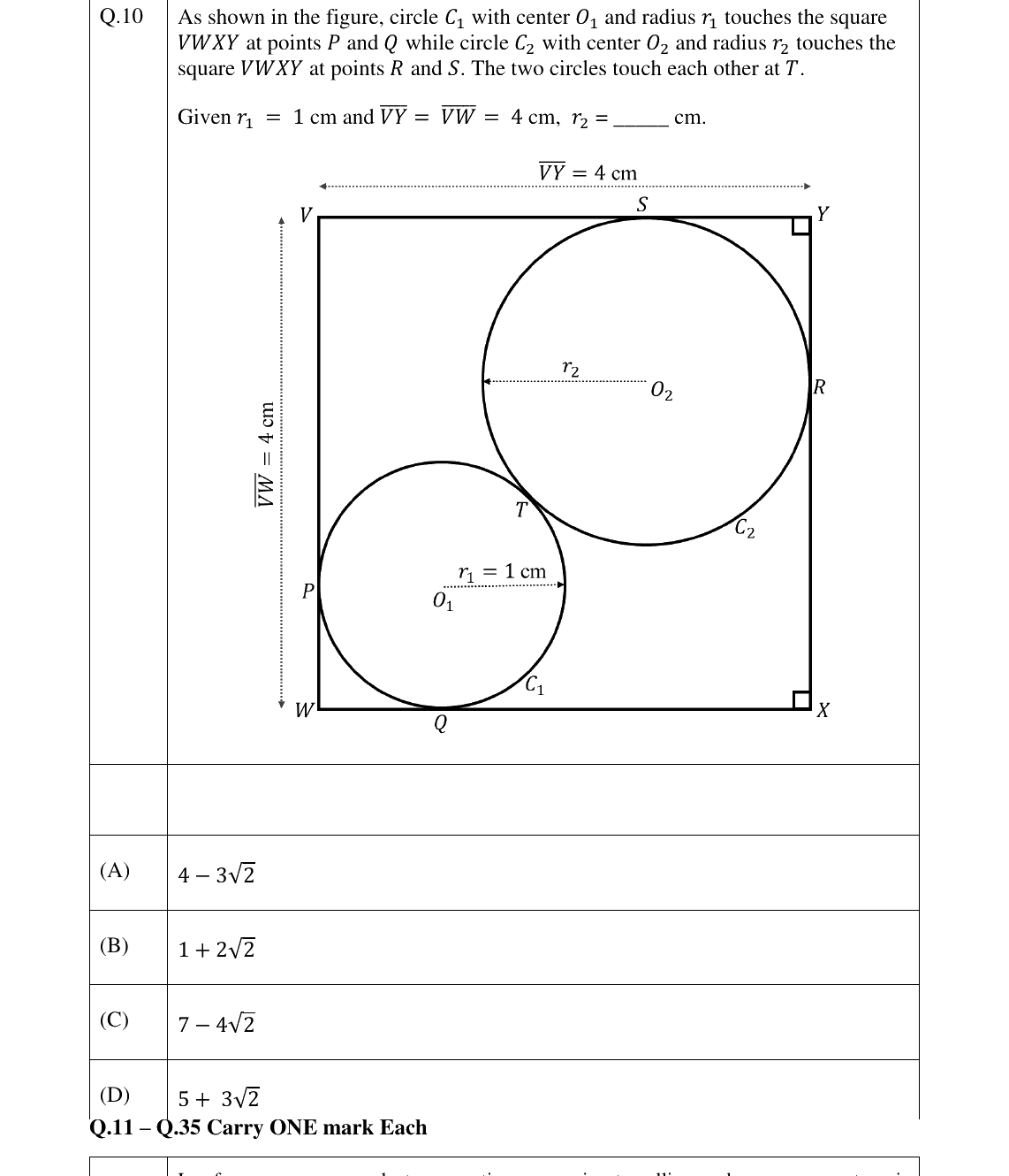 GATE 2026 PH question 10