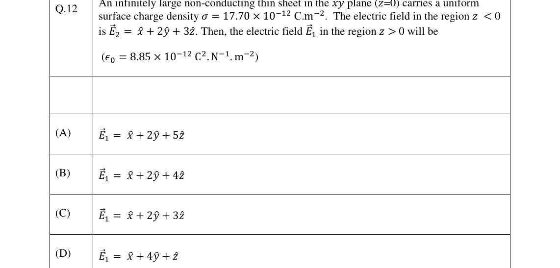 GATE 2026 PH question 12