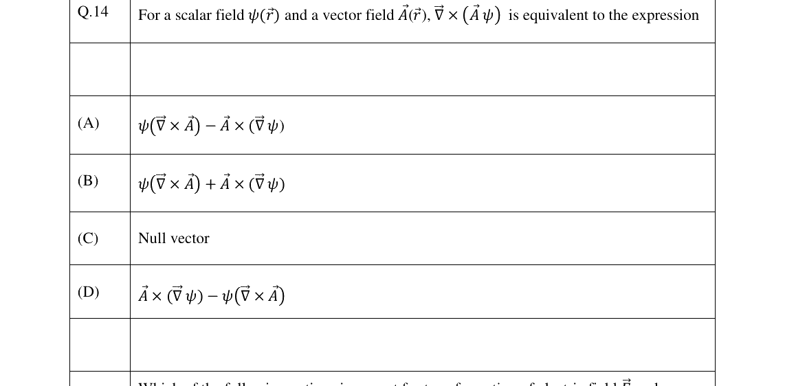 GATE 2026 PH question 14