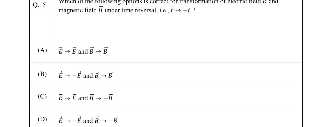 GATE 2026 PH question 15