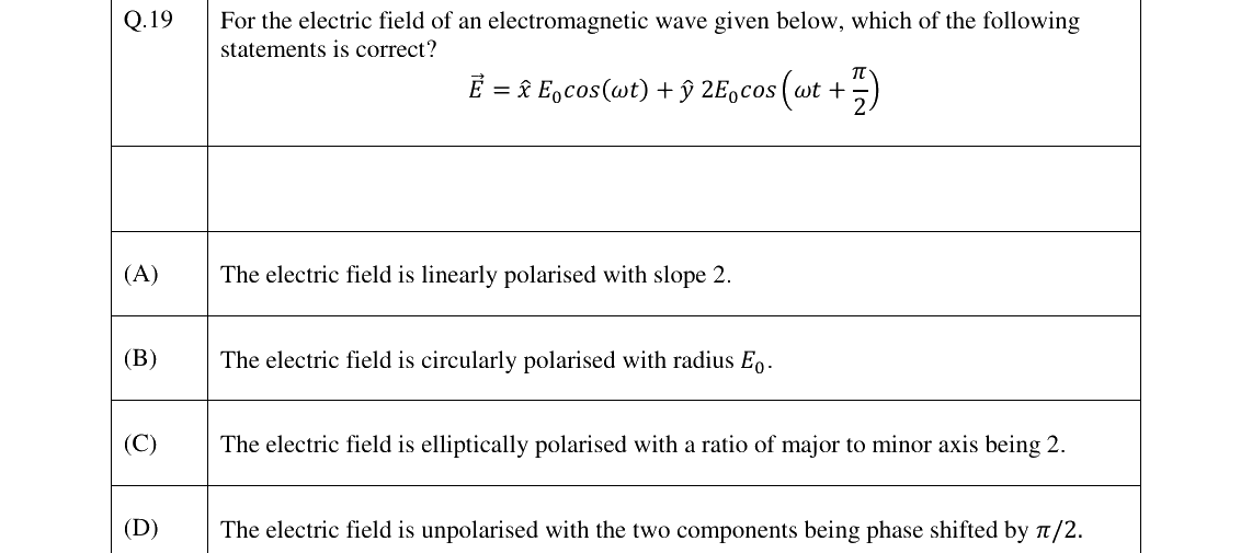 GATE 2026 PH question 19