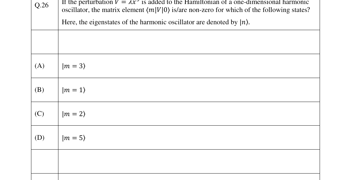 GATE 2026 PH question 26