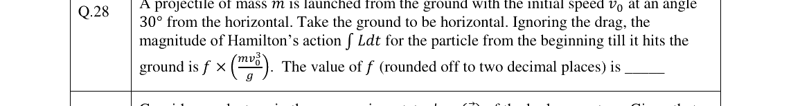 GATE 2026 PH question 28