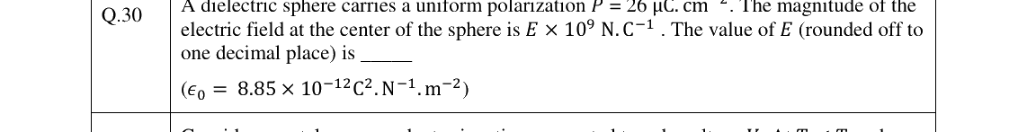 GATE 2026 PH question 30