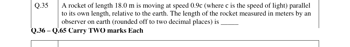 GATE 2026 PH question 35