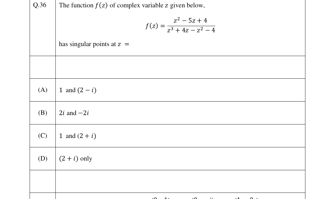 GATE 2026 PH question 36