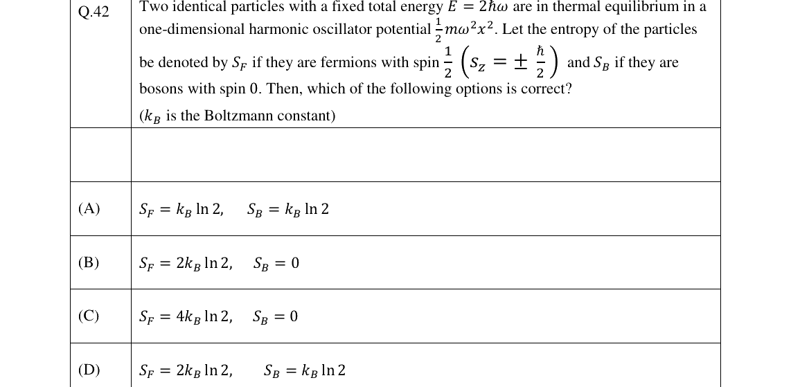 GATE 2026 PH question 42
