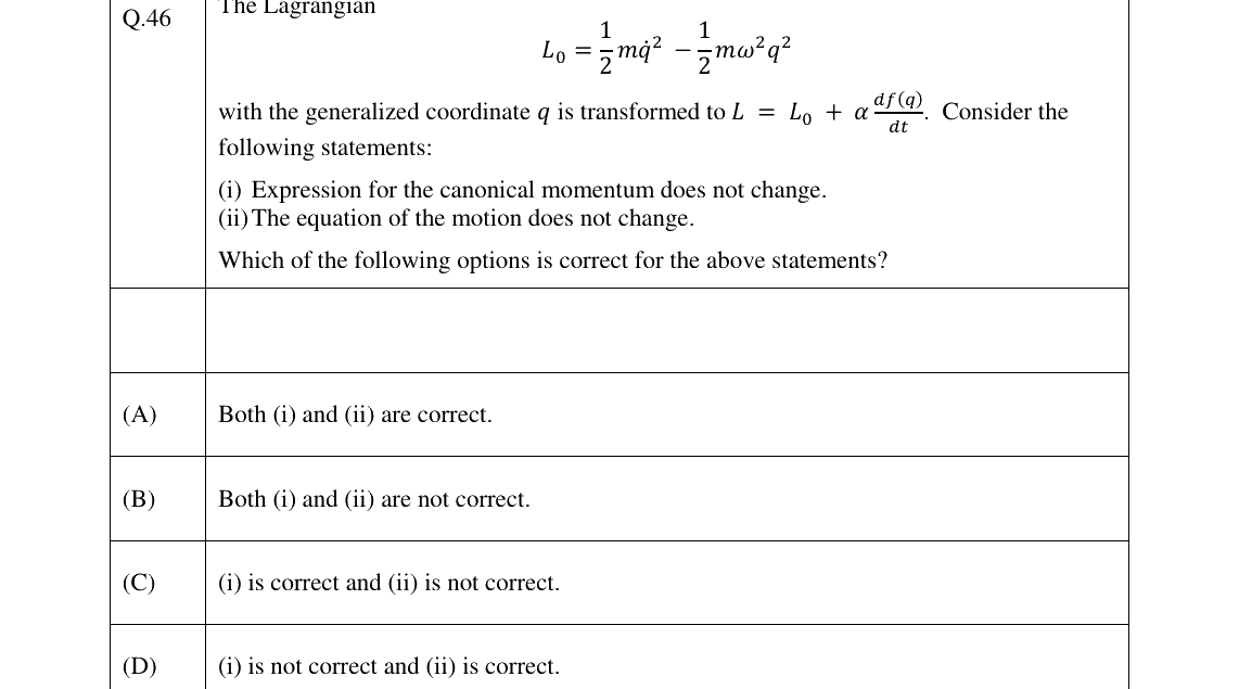 GATE 2026 PH question 46
