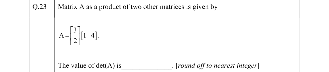 GATE 2022 PI question 23
