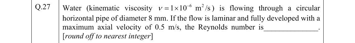 GATE 2022 PI question 27
