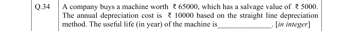 GATE 2022 PI question 34