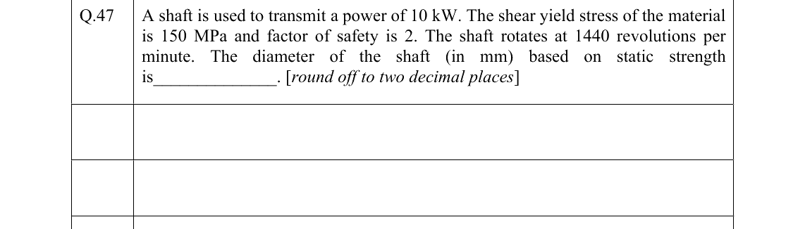 GATE 2022 PI question 47