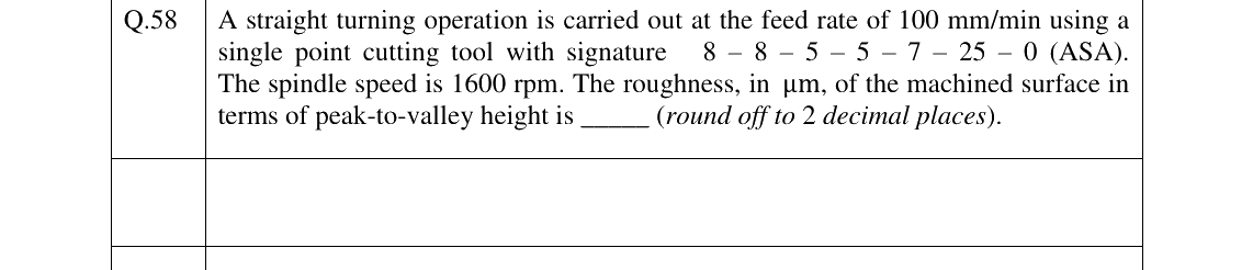 GATE 2023 PI question 58
