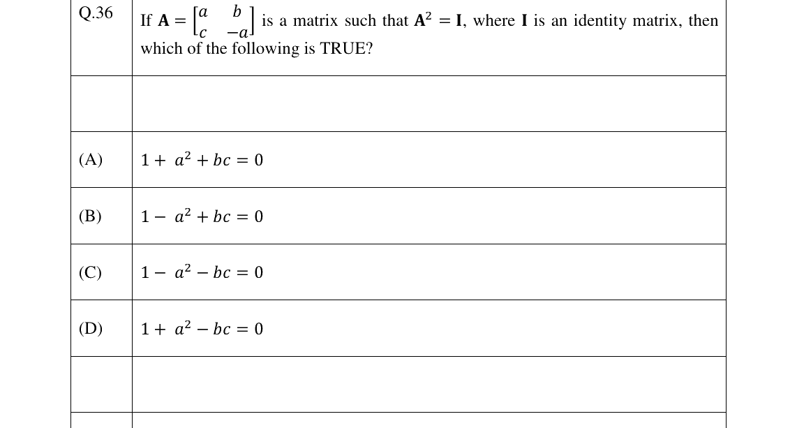 GATE 2024 PI question 36
