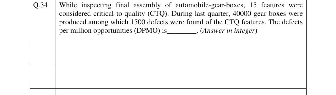 GATE 2025 PI question 34