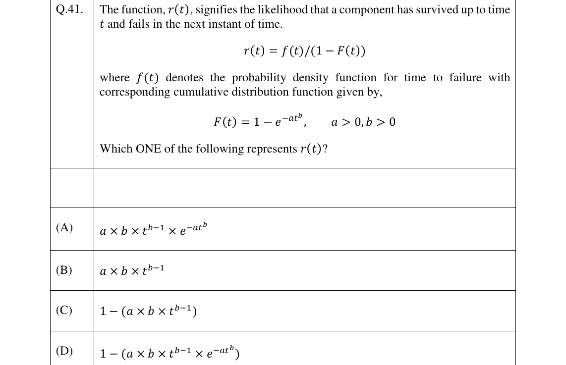 GATE 2026 PI question 41