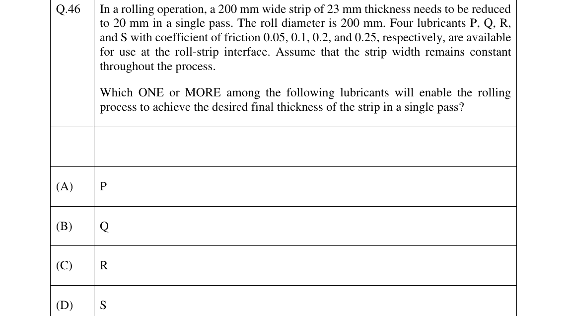 GATE 2026 PI question 46