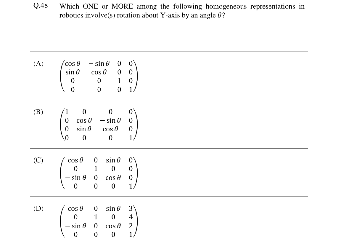 GATE 2026 PI question 48