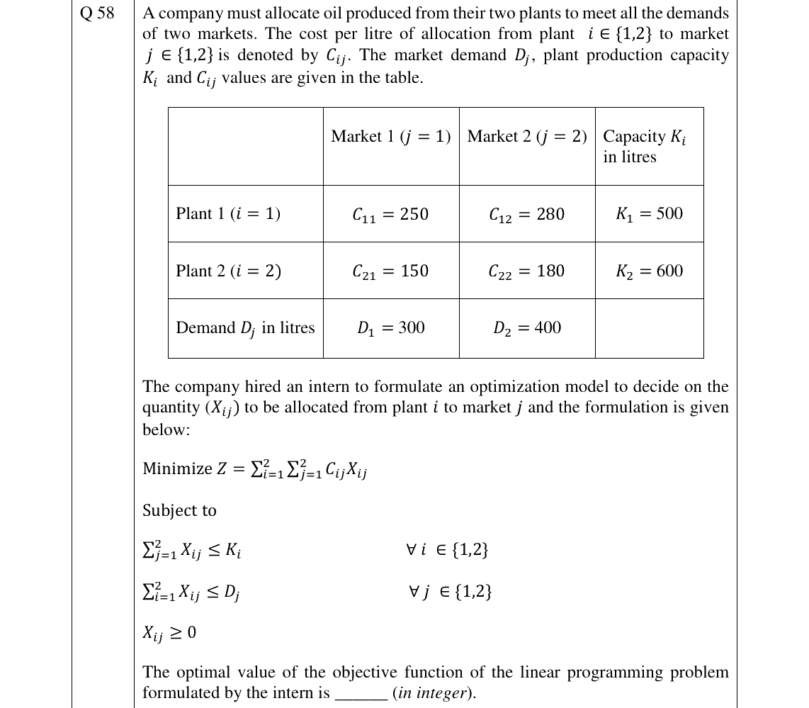 GATE 2026 PI question 58