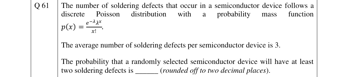 GATE 2026 PI question 61