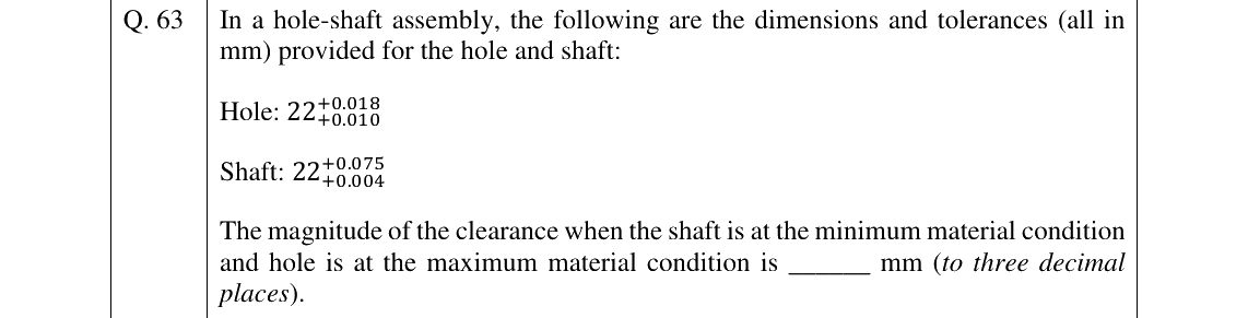 GATE 2026 PI question 63