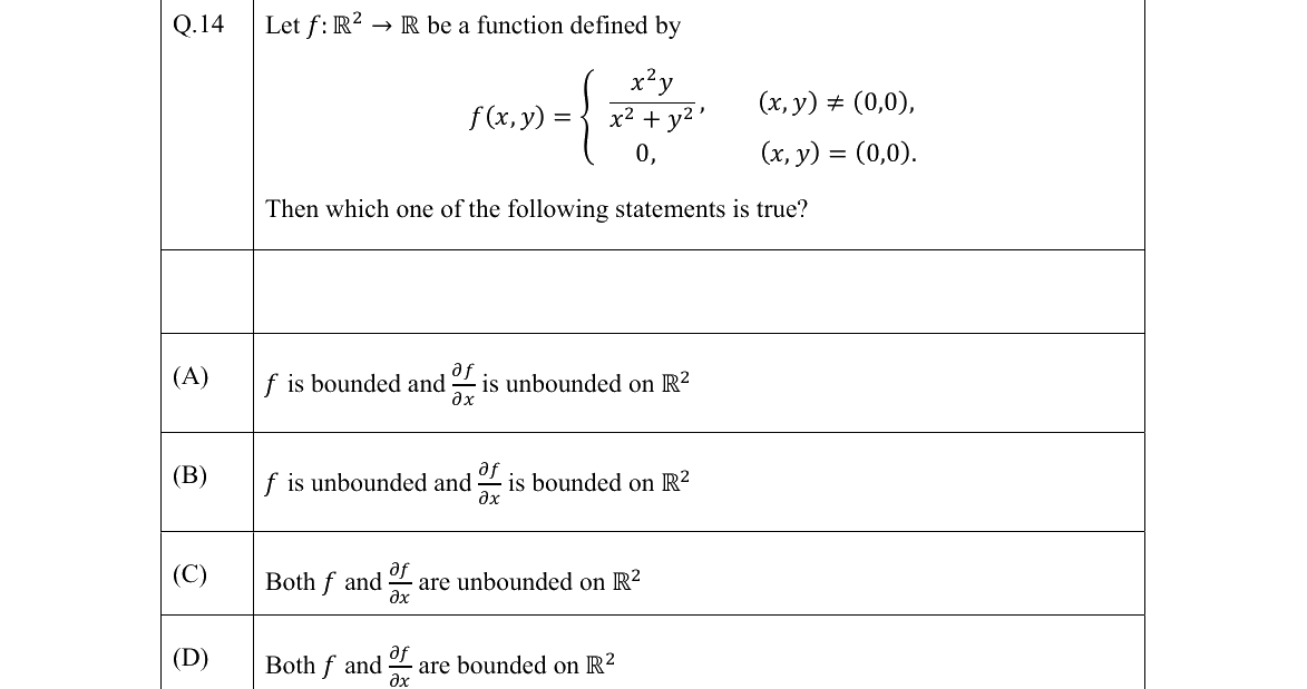 GATE 2022 ST question 14