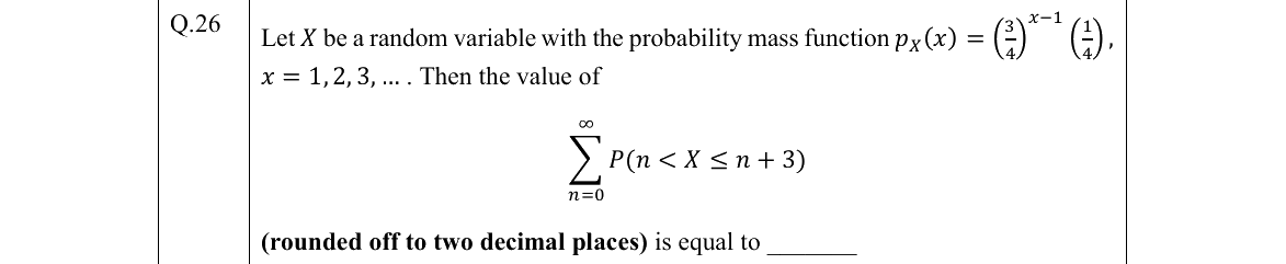 GATE 2022 ST question 26
