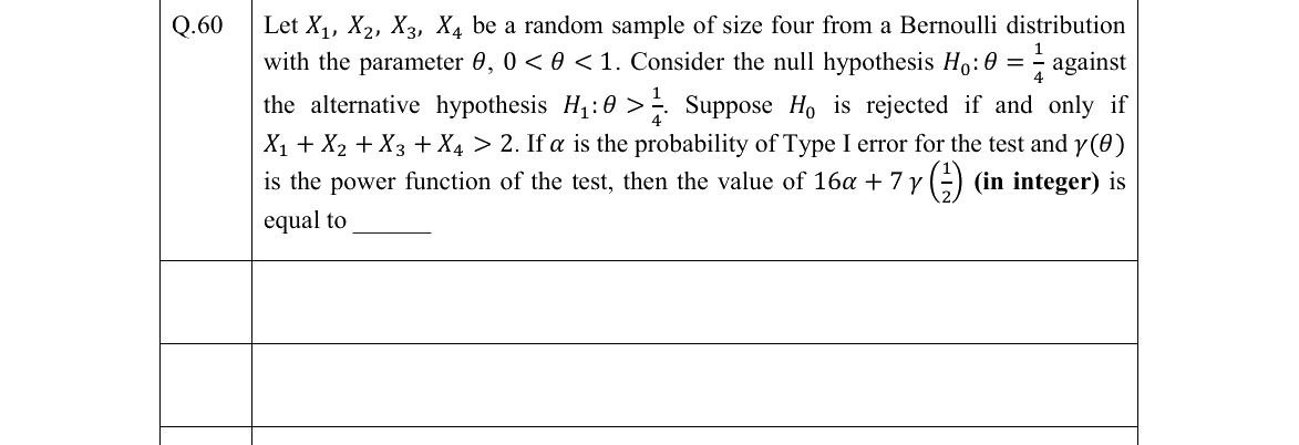 GATE 2022 ST question 60