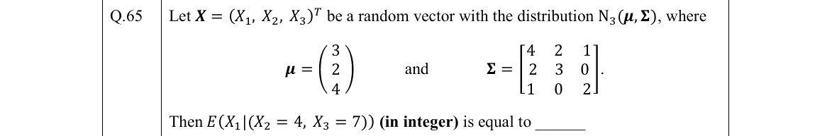 GATE 2022 ST question 65