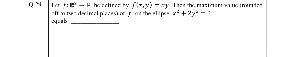 GATE 2023 ST question 29