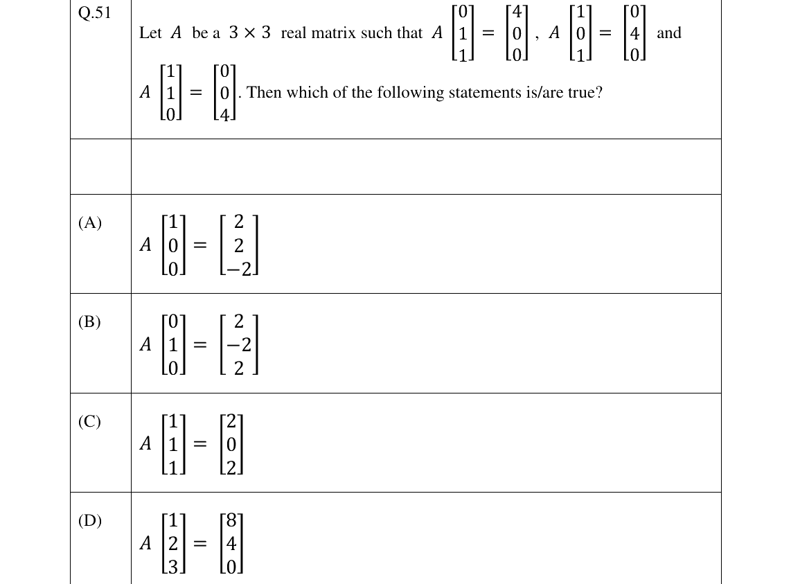 GATE 2023 ST question 51