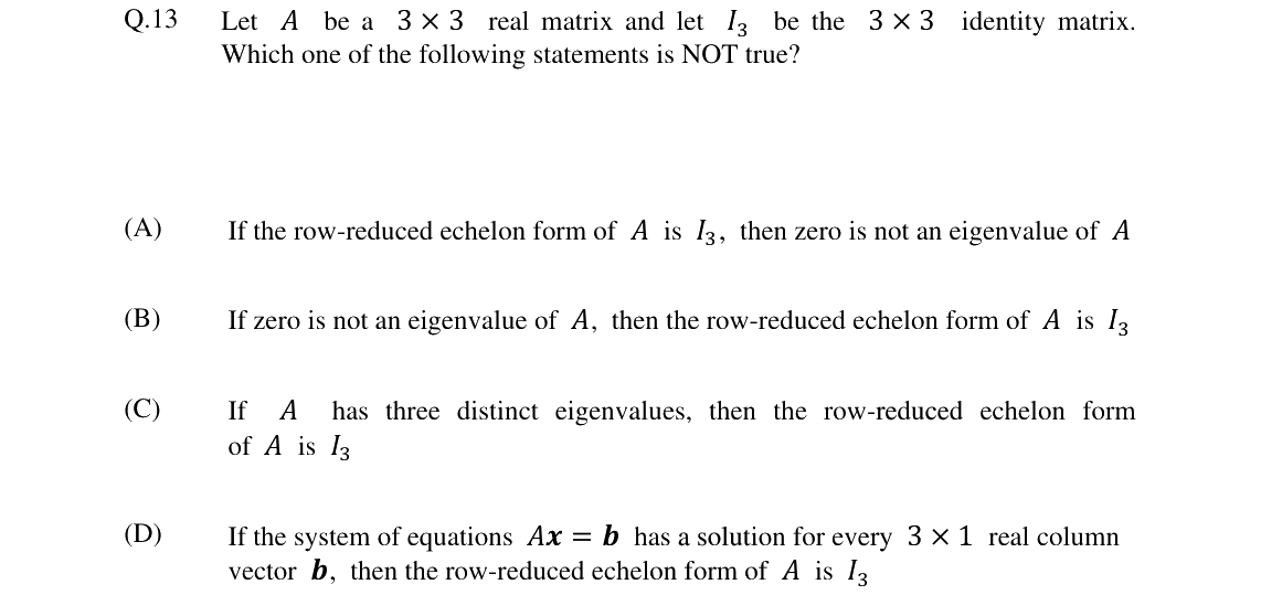 GATE 2024 ST question 13
