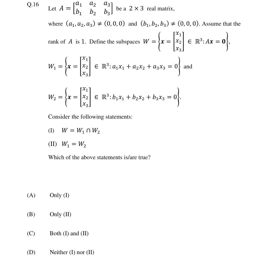 GATE 2024 ST question 16