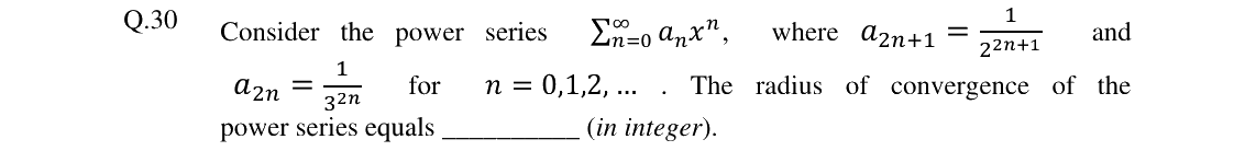 GATE 2024 ST question 30