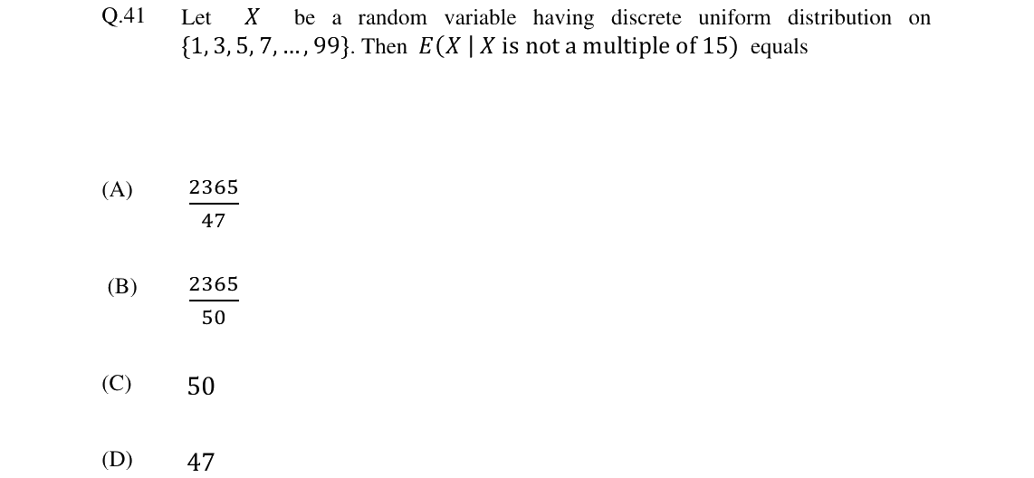 GATE 2024 ST question 41