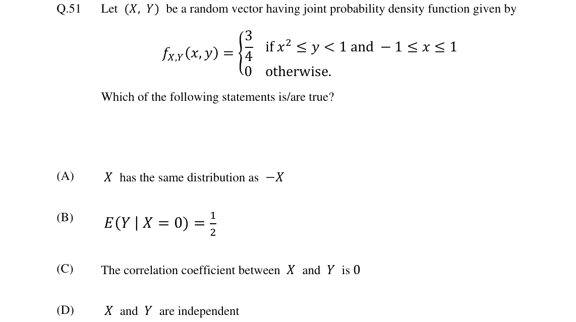 GATE 2024 ST question 51