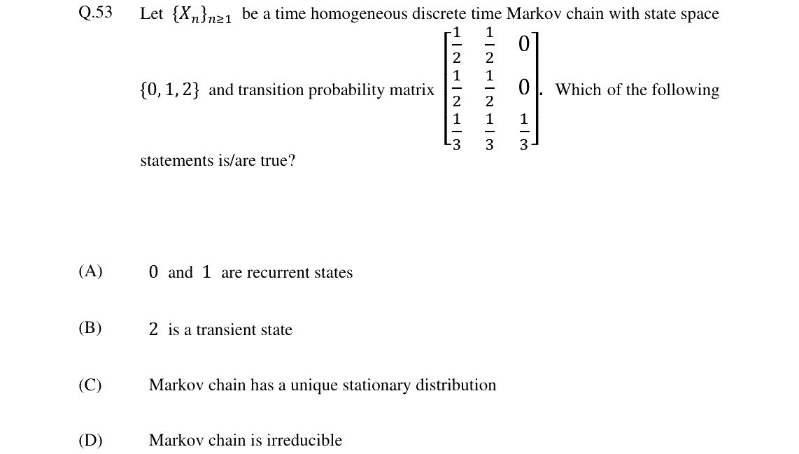 GATE 2024 ST question 53