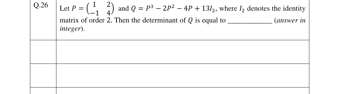 GATE 2025 ST question 26