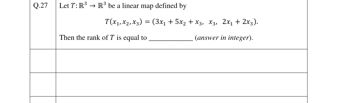 GATE 2025 ST question 27