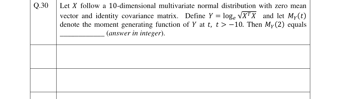 GATE 2025 ST question 30