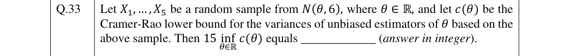 GATE 2025 ST question 33