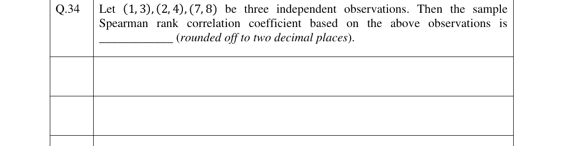 GATE 2025 ST question 34