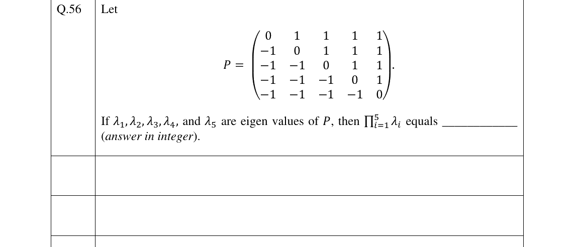 GATE 2025 ST question 56