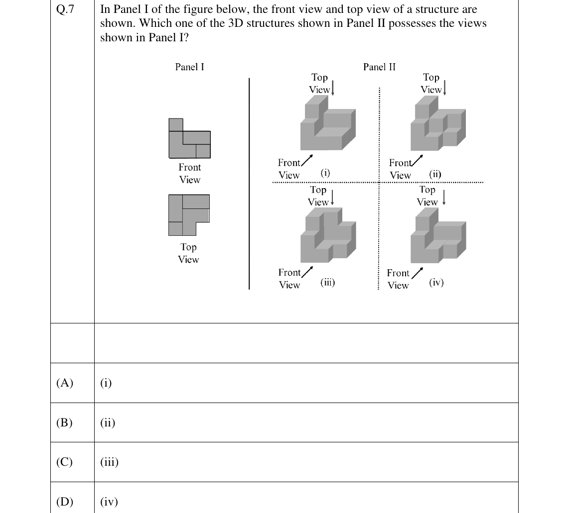 GATE 2026 ST question 7