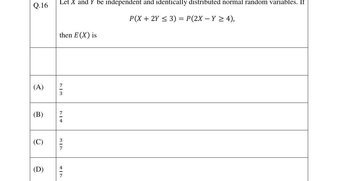 GATE 2026 ST question 16