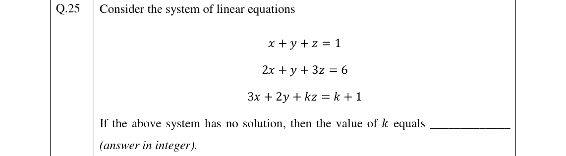 GATE 2026 ST question 25